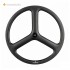 700C 25mm Wide 3 Spokes Clincher / Tubular Wheel